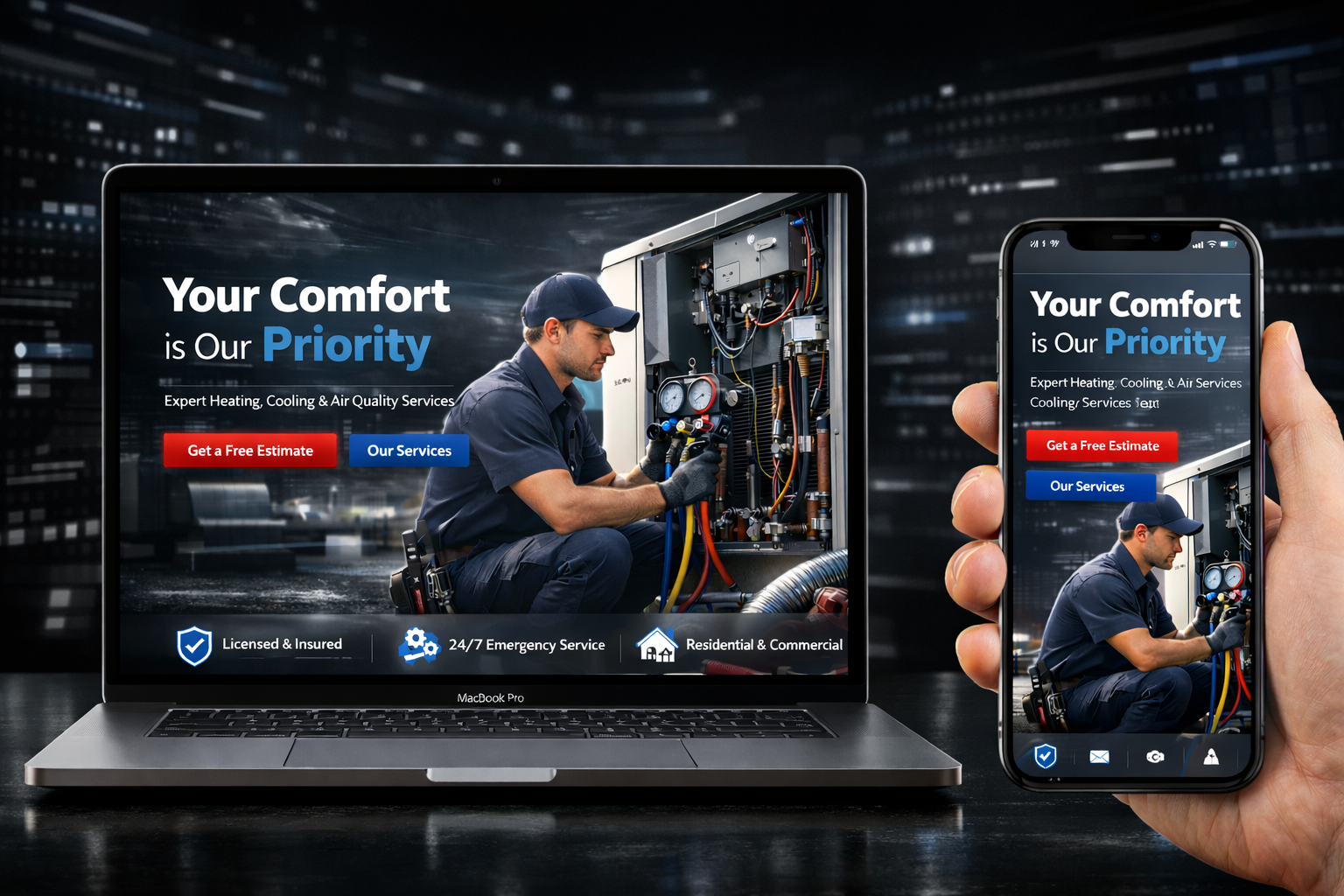 HVAC demo site