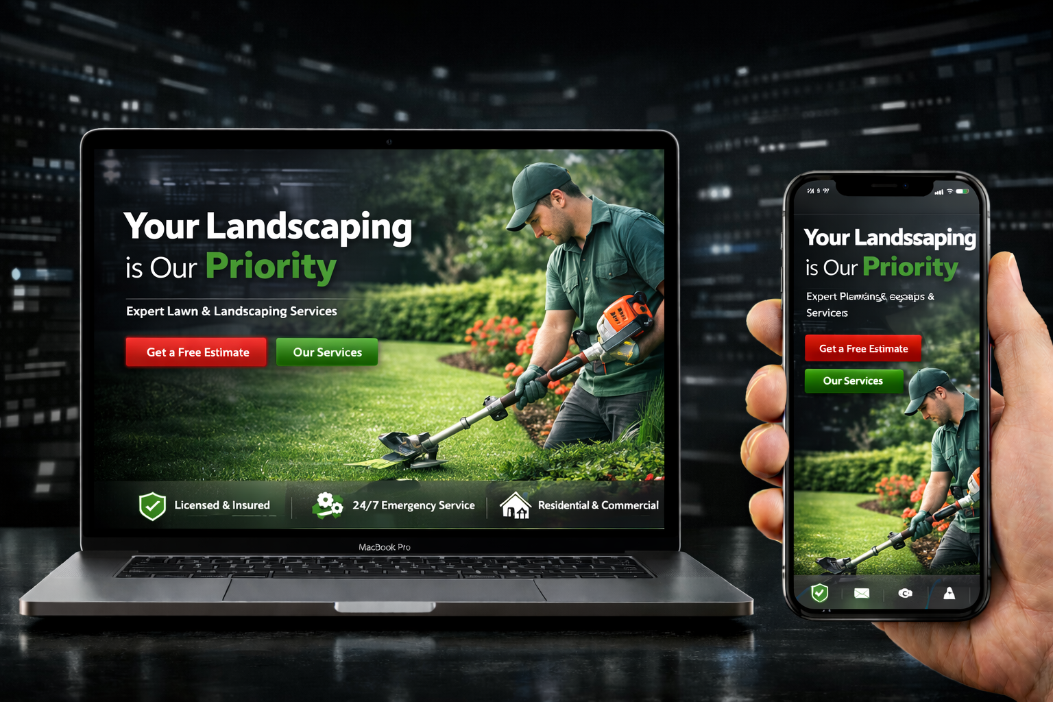 Landscaping demo site