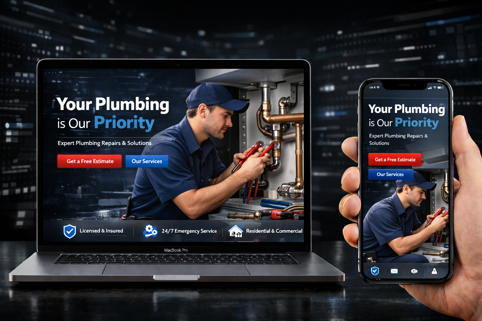Plumbing demo site